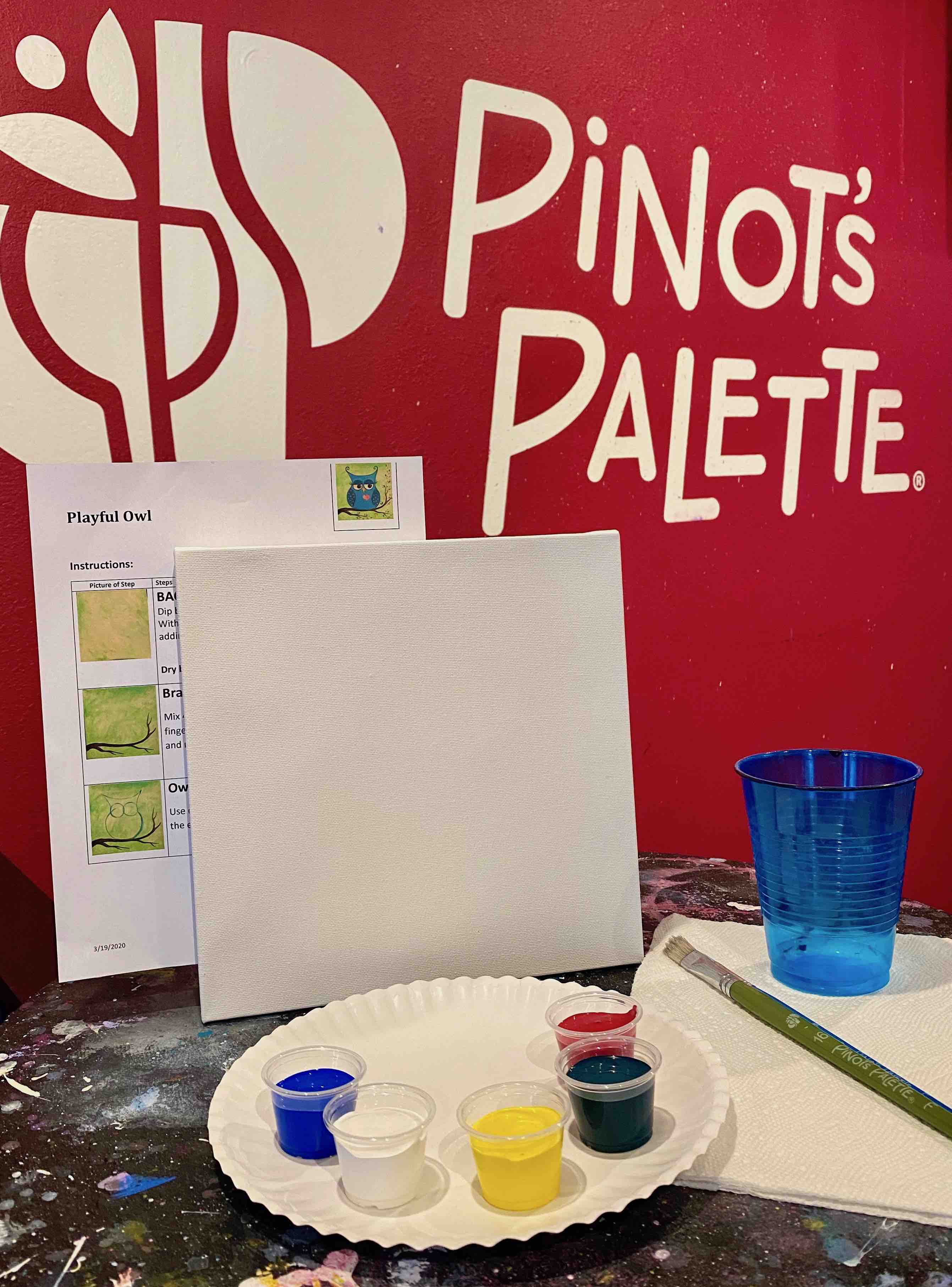 Take Home Paint Kit Pickup Time
